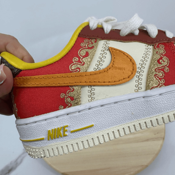 Nike Kids Air Force 1  Little Accra sneakers Size 12.5 Leather Limited Edition - Picture 8 of 12
